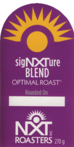 sigNXTure Blend - bag label